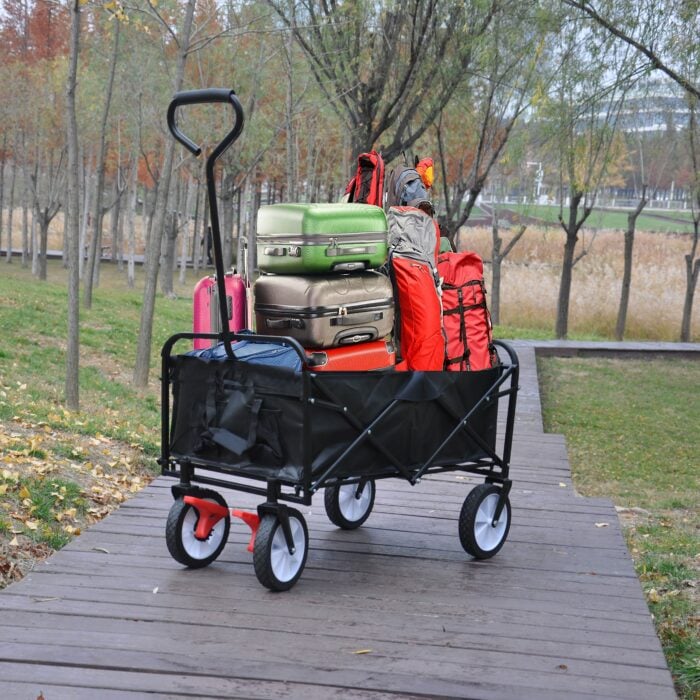 Utility Wagon Cart – 150lb, Folding, 600D Oxford Fabric