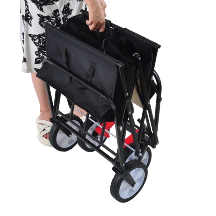 Utility Wagon Cart – 150lb, Folding, 600D Oxford Fabric