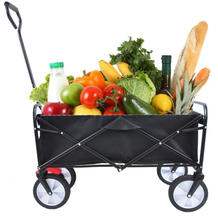 Utility Wagon Cart – 150lb, Folding, 600D Oxford Fabric