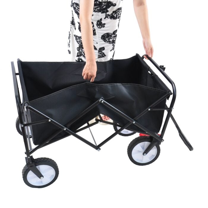 Utility Wagon Cart – 150lb, Folding, 600D Oxford Fabric
