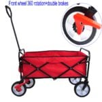 Utility Wagon Cart – 150lb, Folding, 600D Oxford Fabric