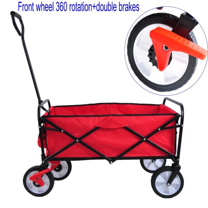 Utility Wagon Cart – 150lb, Folding, 600D Oxford Fabric