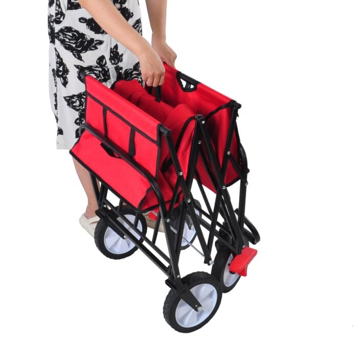 Utility Wagon Cart – 150lb, Folding, 600D Oxford Fabric