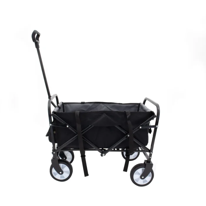 Collapsible Foldable Wagon Cart - 225lbs, Strapping System, Lightweight