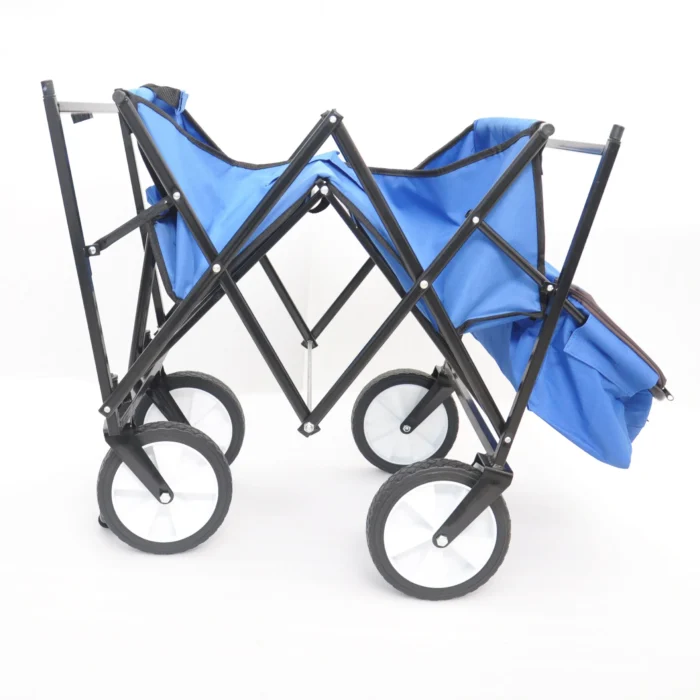 Folding Wagon - Detachable Roof, 150lbs, Garden Beach