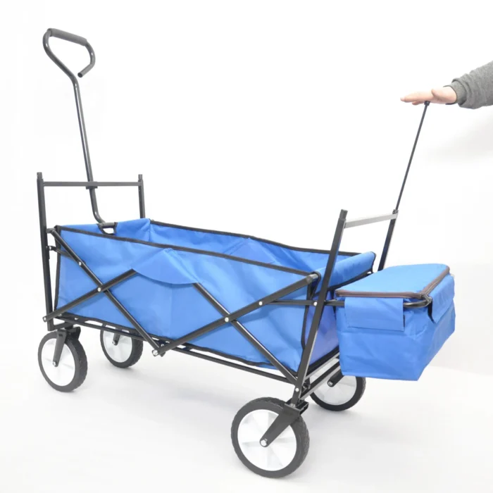 Folding Wagon - Detachable Roof, 150lbs, Garden Beach