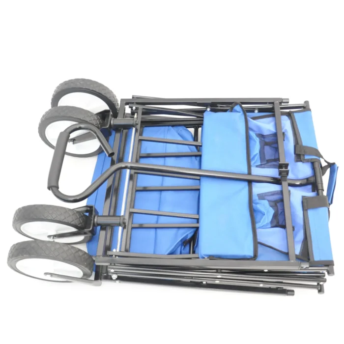 Folding Wagon - Detachable Roof, 150lbs, Garden Beach