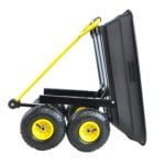Poly Garden Dump Cart – 300lb Capacity, Pneumatic Tires