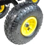 Poly Garden Dump Cart – 300lb Capacity, Pneumatic Tires
