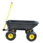 Poly Garden Dump Cart – 300lb Capacity, Pneumatic Tires