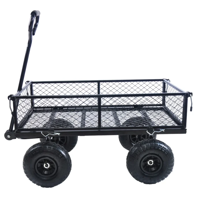 Heavy-Duty Garden Wagon Cart - Firewood, Utility Wagon, High Capacity
