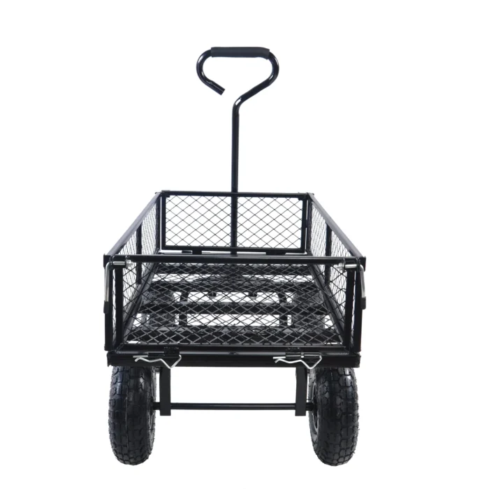 Heavy-Duty Garden Wagon Cart - Firewood, Utility Wagon, High Capacity