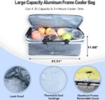 Napfox Utility Wagon Cart – 100L, Canopy, 250lb Load