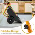 Dual-Wheel Garden Cart – 330lb, Foldable Design