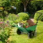 Dual-Wheel Garden Cart – 330lb, Foldable Design