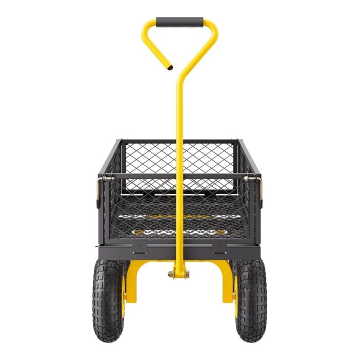 VEVOR 500 Lbs Heavy-Duty Steel Garden Utility Wagon w/ All-Terrain