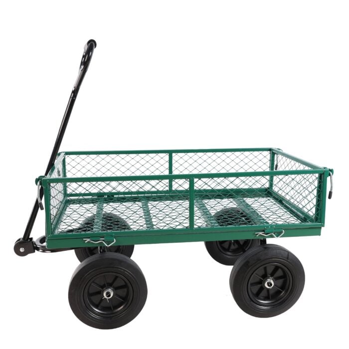 Wagon Cart With Solid Wheels For Garden Use & Trucks - Up to 300 lbs