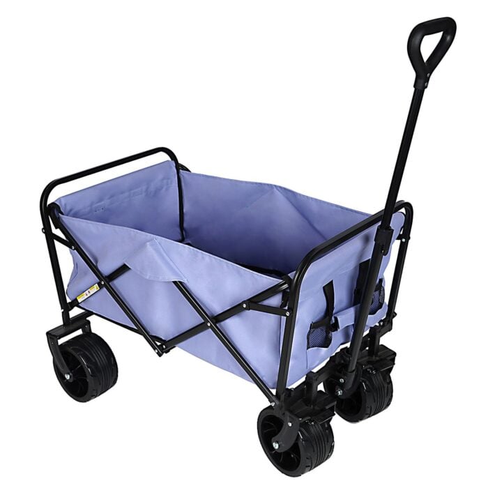 Collapsible Folding Beach Wagon With Big Wheels - 220 Lbs , 100L
